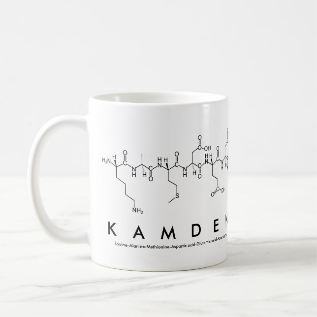 Kamden peptide nom mug (Gauche)