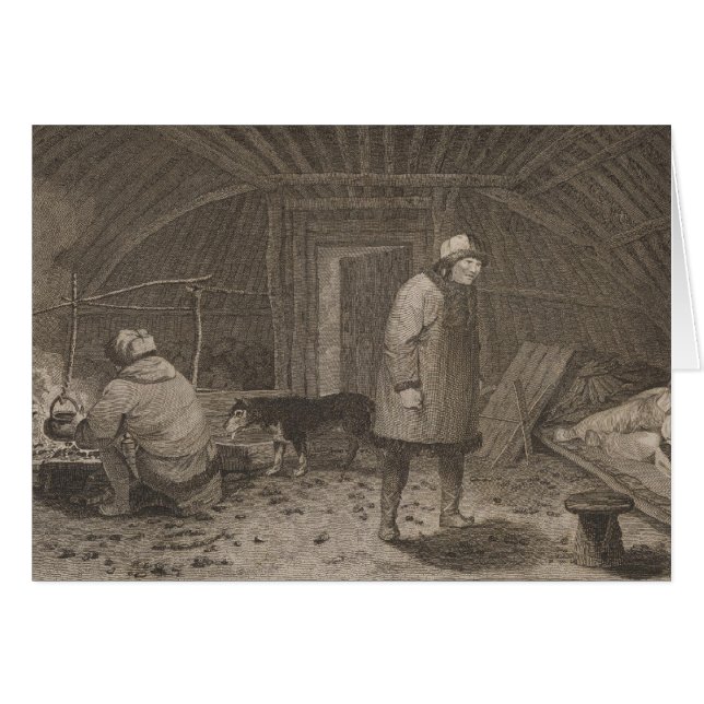 Kamtschatka, Russie Habitations en hiver (Devant horizontal)