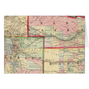 Kan, Neb, Colo Carte par Mitchell