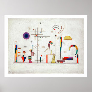 Kandinsky, 1930 - Grave affiche amusante