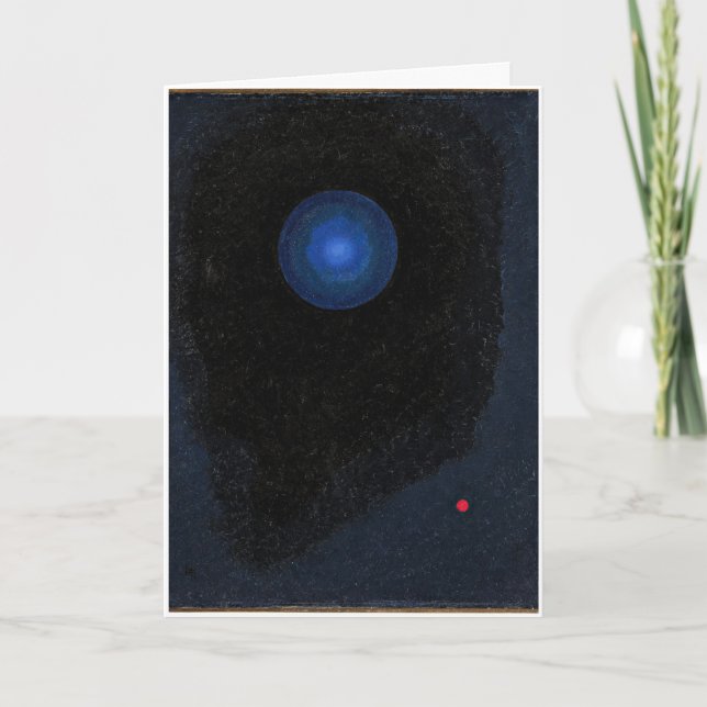 Kandinsky - Bleu, carte d'art abstraite (Devant)