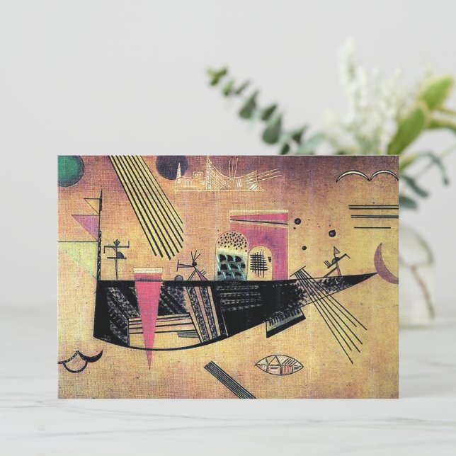 Kandinsky - Capricieux, peinture célèbre, (Debout devant)