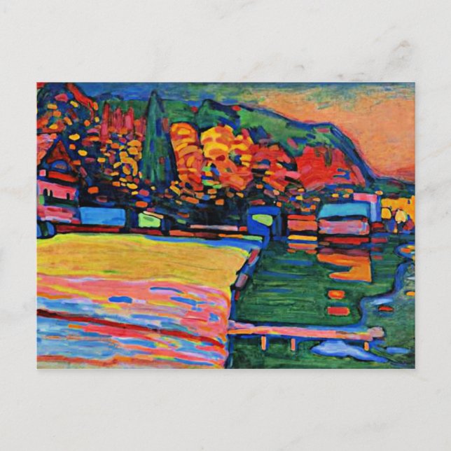 Kandinsky - Carte postale du lac Starnberg (Devant)