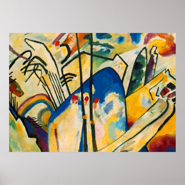 Kandinsky Composition IV Peinture Poster d'art (Devant)