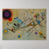Kandinsky Composition VIII Poster d'art de la pein