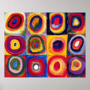 Kandinsky Concentrical Circles Fine Art Poster