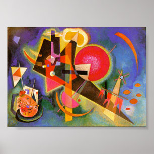 Kandinsky En Bleu Poster