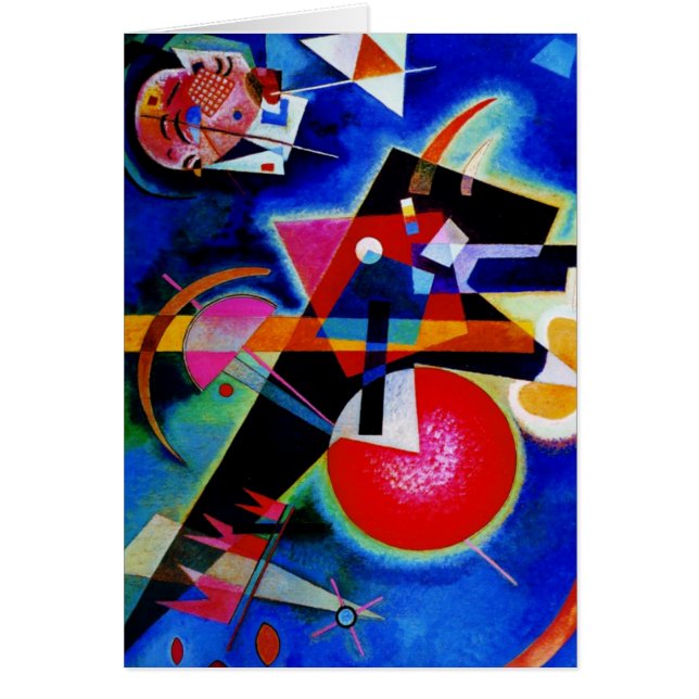 Kandinsky en peinture Abstraite bleue (Devant)