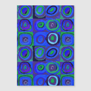 Kandinsky Farbstudie Carrés Bleus Cercle Carré