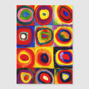 Kandinsky Farbstudie Quadrates Cercles Art 