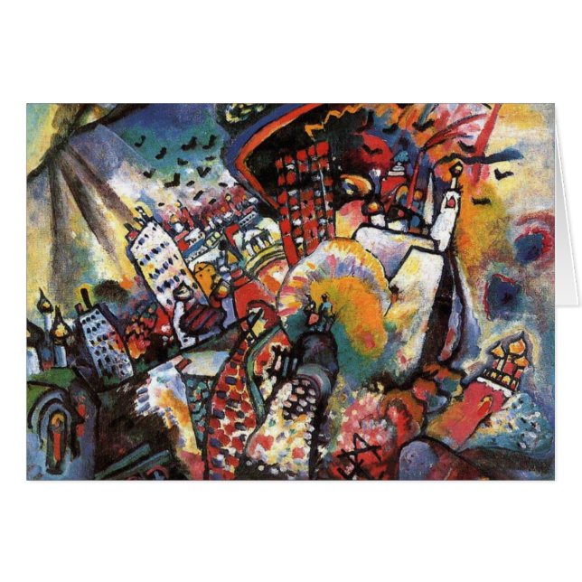 Kandinsky Moscou I Cityscape peinture Abstraite (Devant horizontal)