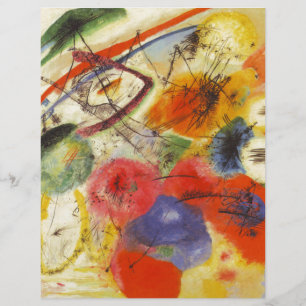 Kandinsky Noir frappe la peinture Abstraite