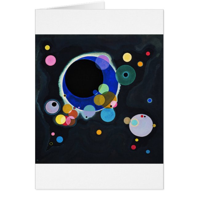 Kandinsky Plusieurs Cercles Artwork (Devant)