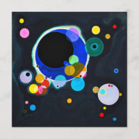 Kandinsky plusieurs cercles Invitations