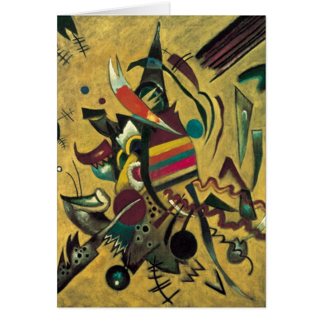 Kandinsky Points Peinture en toile Abstraite (Devant)