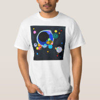 Kandinsky T-shirt de plusieurs cercles
