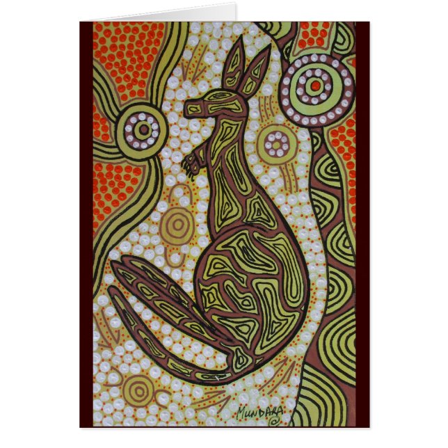 Kangaroo Dreaming (c) par Mundara Koorang (Devant)