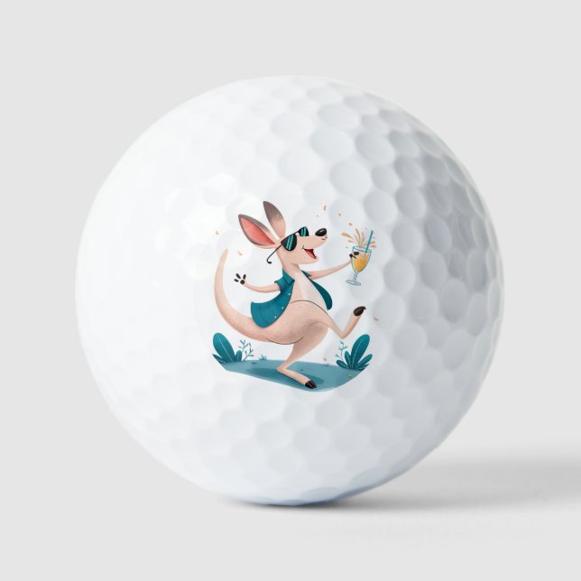 Kangourou 🦘 golf ⛳ balle ⛳ (Recto)