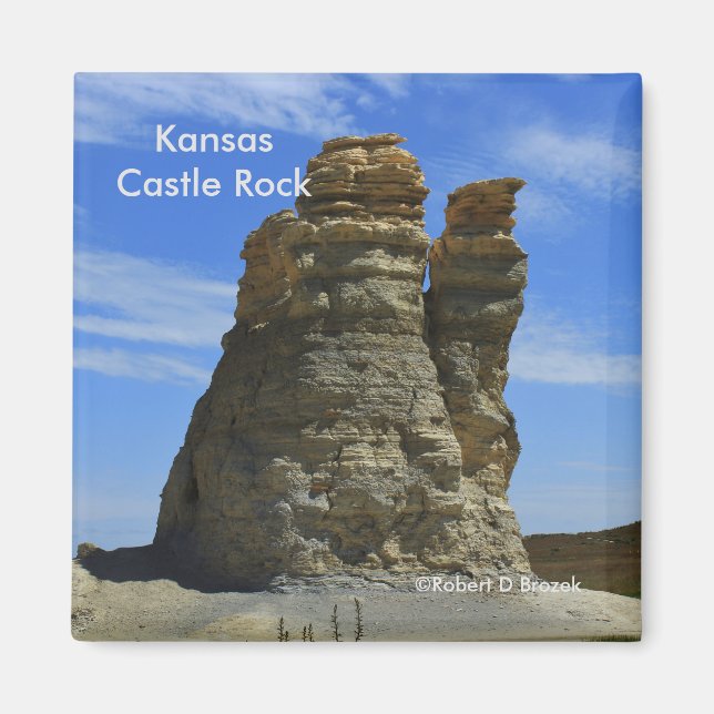 Kansas Castle Rock MAGNET (Devant)