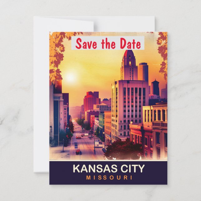 Kansas City Downtown, Carte postale Voyage, (Devant)