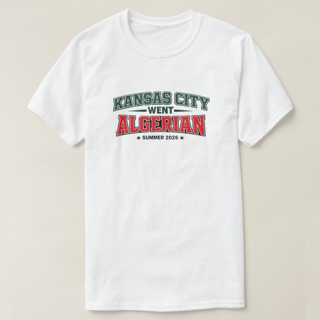 Kansas City été algérien 2026 Tshirt  (Design devant)