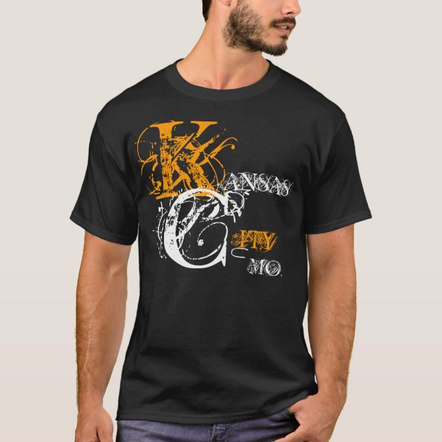 KANSAS CITY, MOIS. T-SHIRT FAIT SUR COMMANDE -… - (Devant)