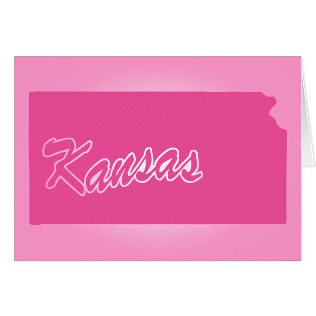 Kansas d'État rose (Devant horizontal)