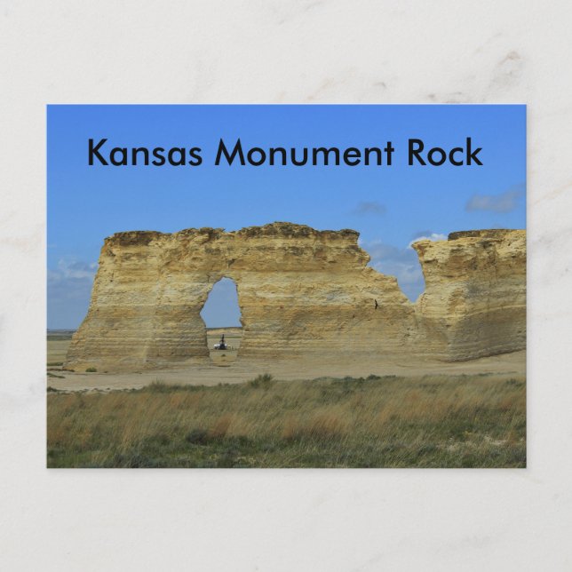 Kansas Monument Rock CARTE POST (Devant)