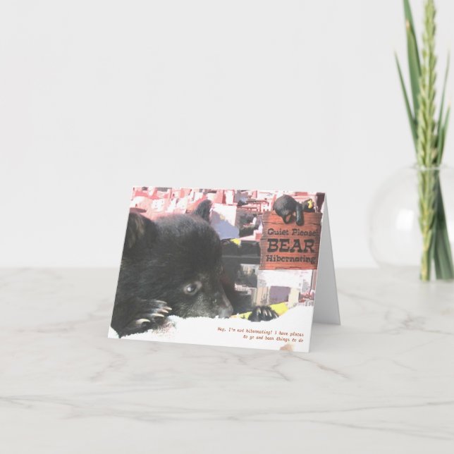 Kapalua que je ne hiberne pas ! - Carte de note (Devant)