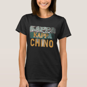 Kappa Kappa Chino Drôle T-Shirt Lover Café