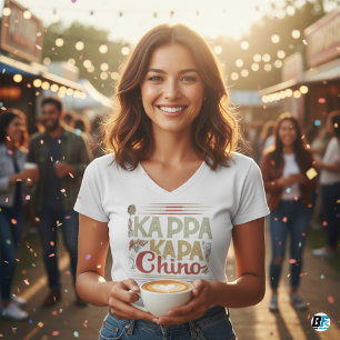Kappa Kappa Chino Drôle T-Shirt Lover Café