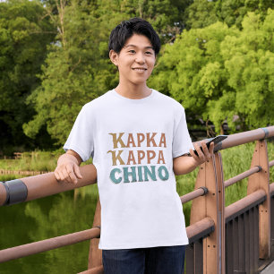 Kappa Kappa Chino Drôle T-Shirt Lover Café