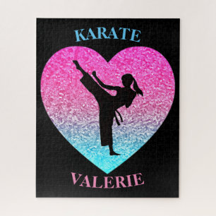 Karate Girls Puzzle de coeur