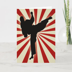 Cartes De Karate D Anniversaire Zazzle Fr