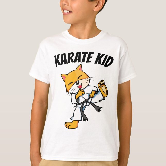 KARATE KID KIDS CAT T-SHIRTS (Devant)