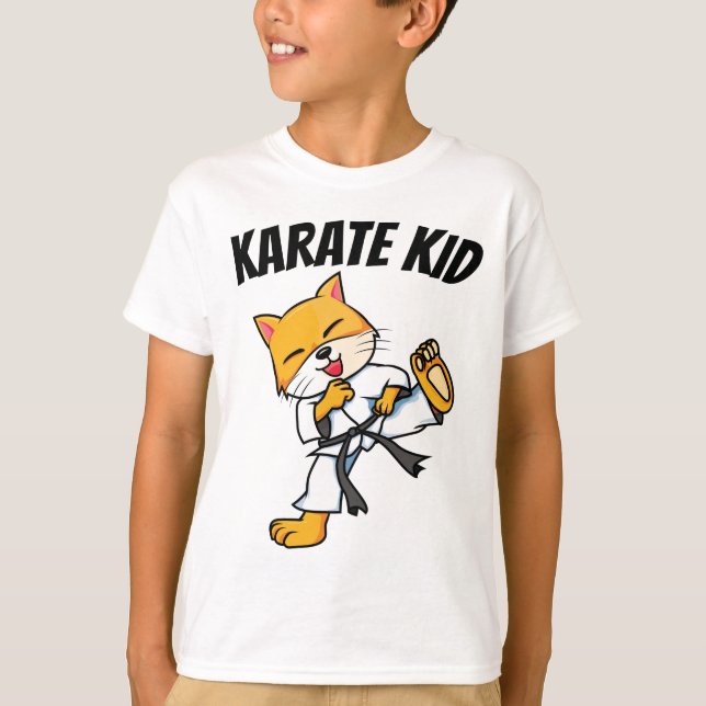 KARATE KID KIDS CAT T-SHIRTS (Devant)