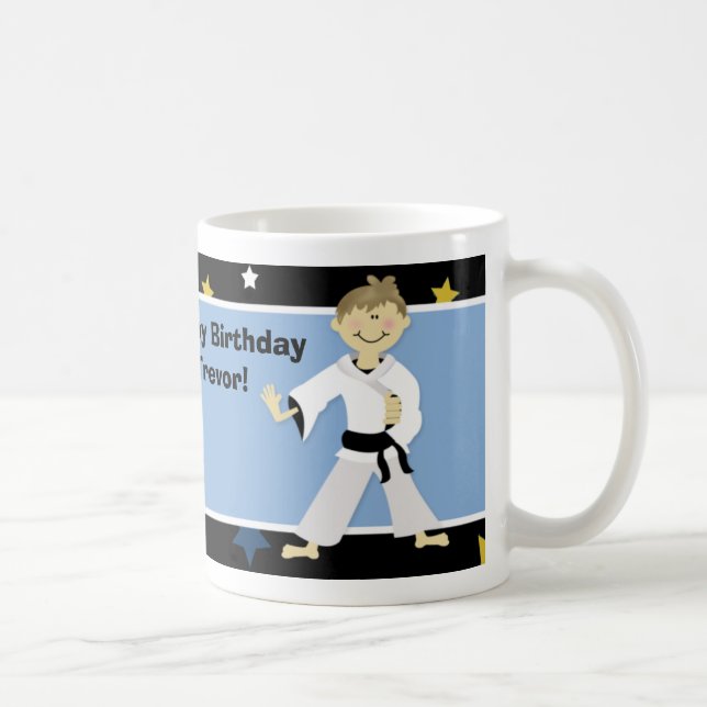 KARATE MARTIAL ARTS GARÇON Photo Mug (Droite)