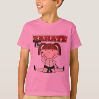 KARATÉ - T-shirts et cadeaux de fille de brune
