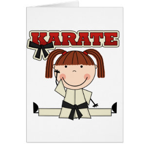 KARATÉ - T-shirts et cadeaux de fille de brune