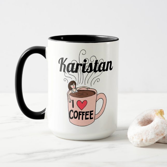 Karistan aime la tasse de café (Avec donut)