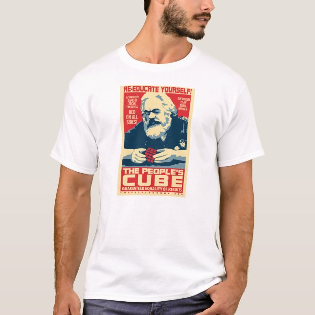 Karl Marx - le cube des personnes : T-shirt d'OHP (Devant)