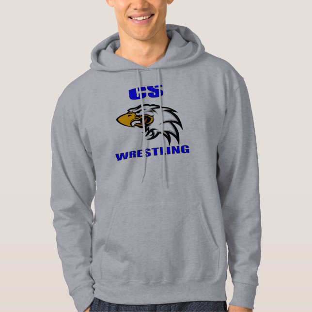Karl Sandburg Eagles luttant le sweat - shirt à (Devant)