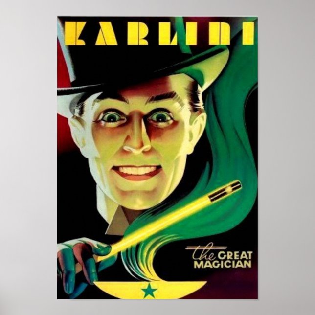 Karlini — Poster magique Vintage (Devant)