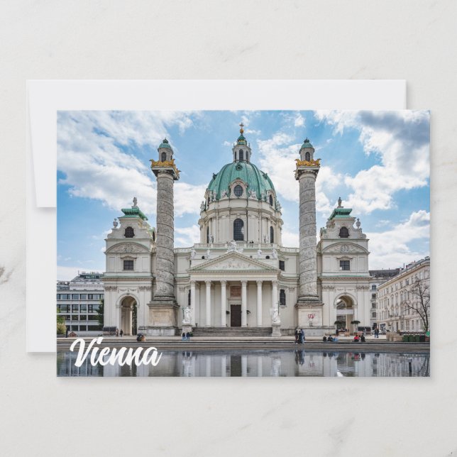 Karlskirche à Vienne, Autriche (Devant)