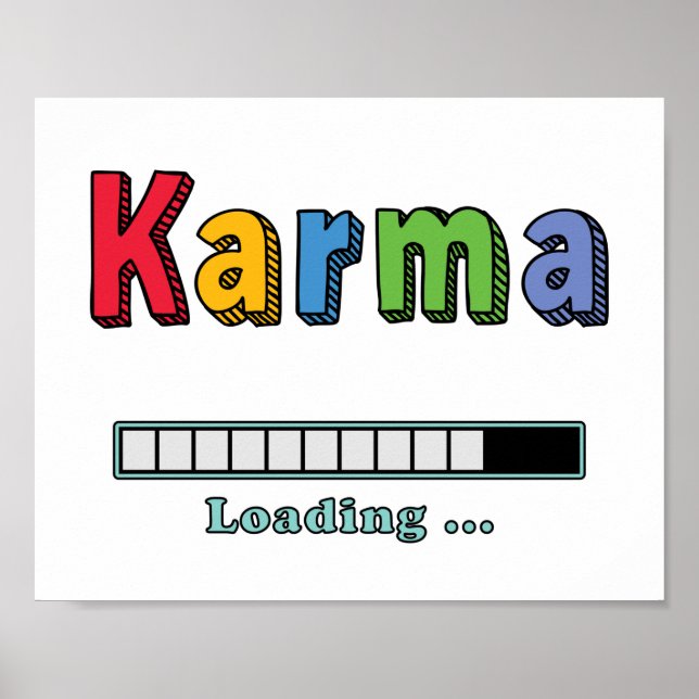 Karma Chargement... Affiche (Devant)