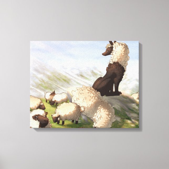 Kastraal Draggo Sheep Guardians - toile étirée (Recto)