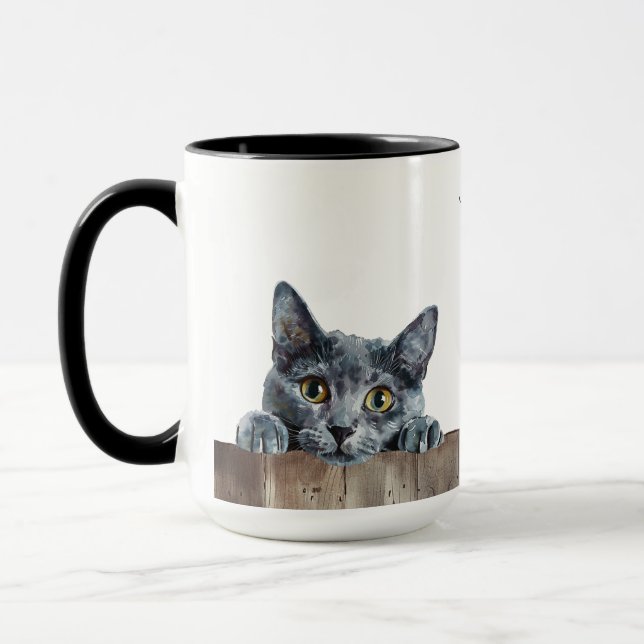 Kat Cat Mug (Gauche)