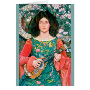 Kate Bunce Melody / Musica 1895-1897 Carte de voeu