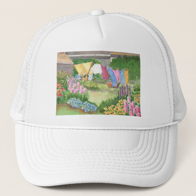 Kathy's Laundry sur Monhegan Is Maine Casquette (Devant)