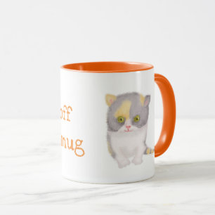 Katie kitten mignonne tasse personnalisée